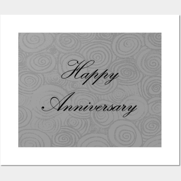 Anniversary Swirls Wall Art by BlakCircleGirl